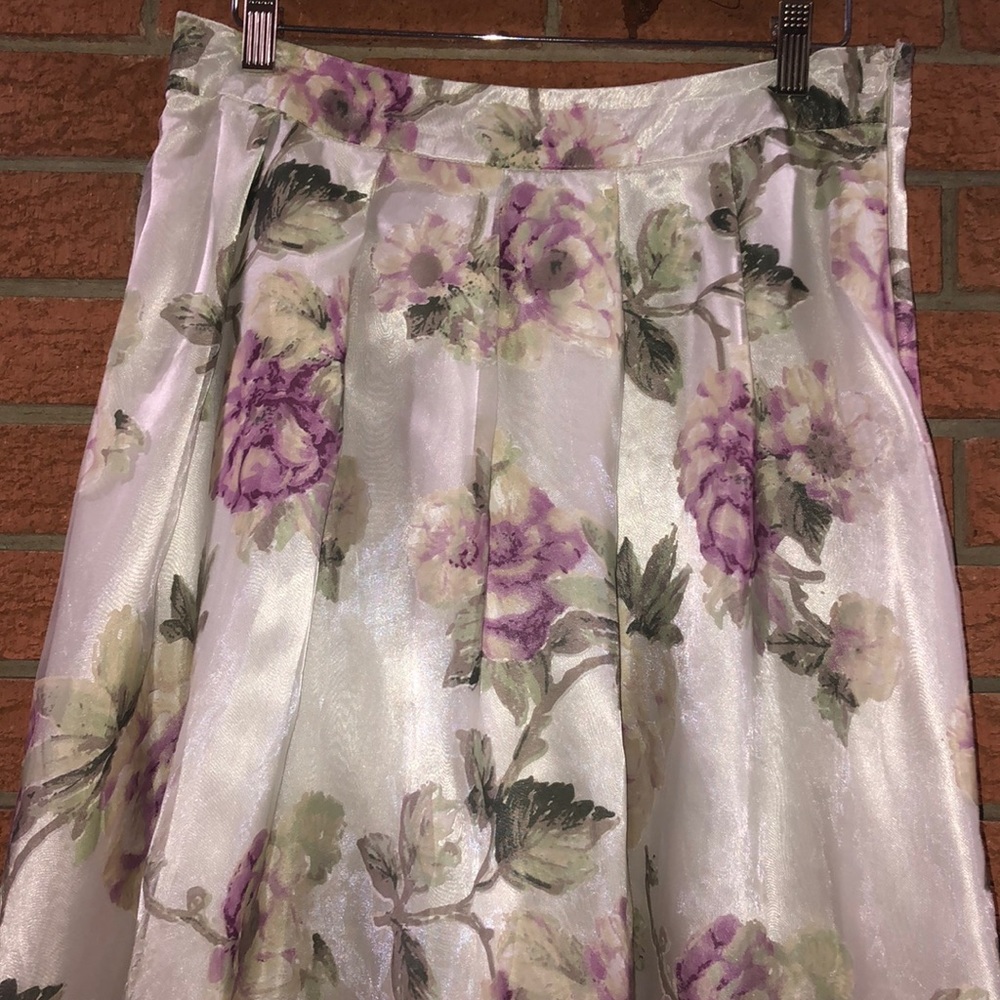 💜ANIINA💜DRESS UP FLORAL CHIFFON SKIRT💜 - Picture 3 of 8
